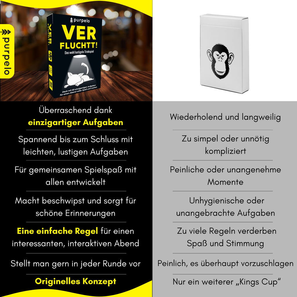Verfluchtt! Das Lustigste Trinkspiel ab 16